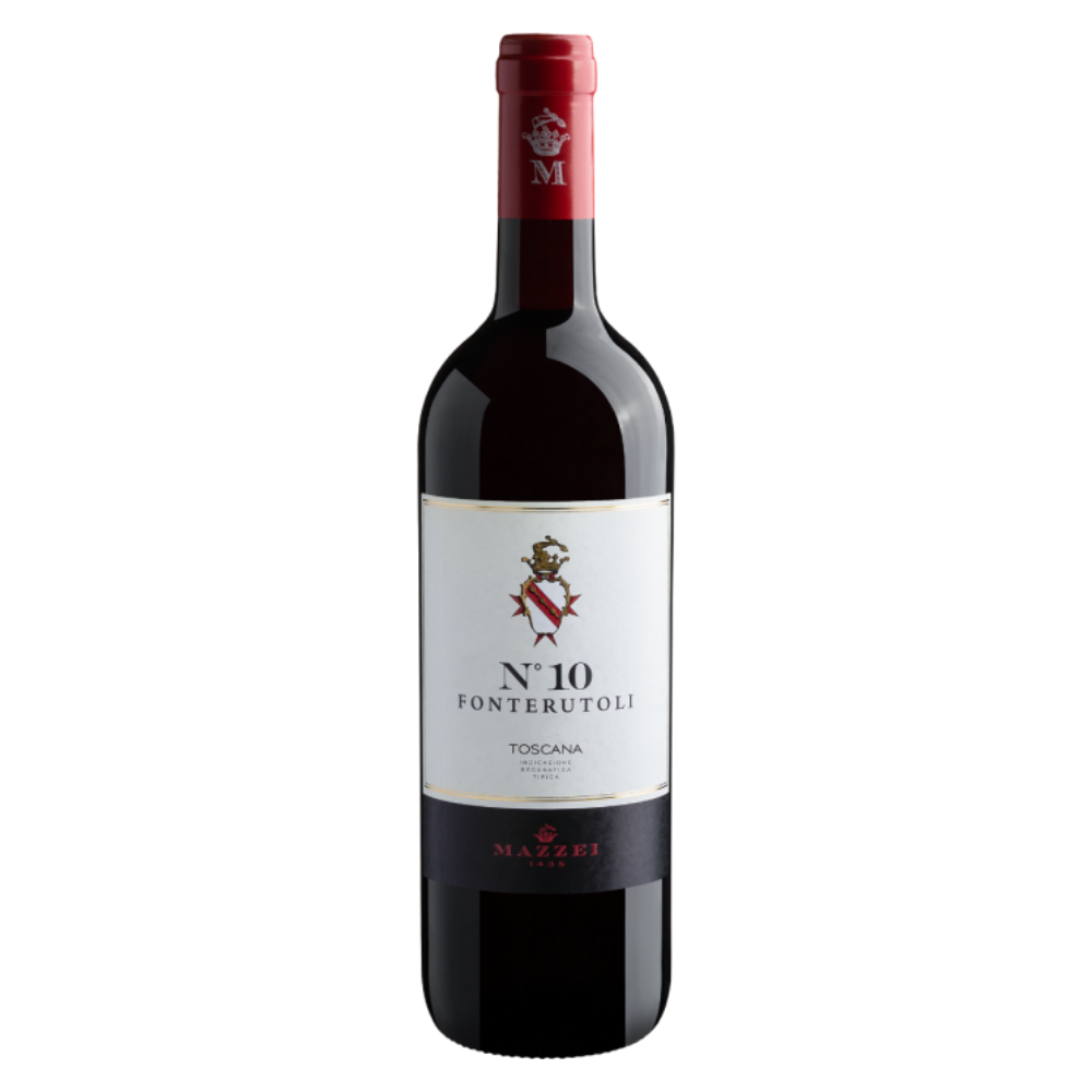 Вино Маззеі Фонтерутолі №10 14% чер сух 0,75л